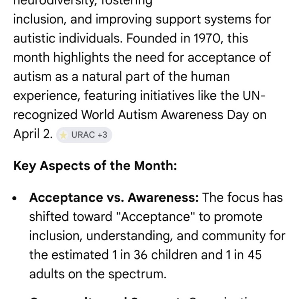Autism awareness month - Picture 6 of 11